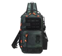 Angler Backpack - Durable Water-Resistant Shoulder Bag, Gear Pack | Compact Fishing Utility Carrier with Multi-Pocket Design, Equipment Holder for Surf Walleye Shore Excursion Professional Use Lake Hi