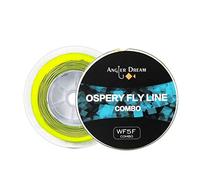 ANGLER DREAM 100FT WF3F WF5F WF8 Fly Fishing Line Combo Weight Forward Fly Line with Braided Backing Tapered Leader Preload Line with Welded Loop (MOSS GREEN, WF8F)