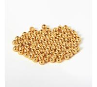 ANGLER DREAM Fly Tying Beads 100 PC/LOT Tungsten Beads Nymph Head Ball Fly Tying Materials Gold 2.0 mm