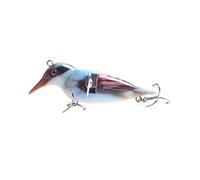 Angler Fishing Bait - Water Swimming Bait, Feathered Bird Shape with Height Hook, Freshwater Saltwater Tackle for Bass Pike Walleye Trout Bass Catfish Shore River Lake Casting