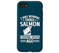 Angler I Was Normal Three Salmon Fishing Spots Ago Fisher Case for iPhone SE (2020) / 7/8