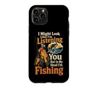 Angler In My Head I'm Fishing Funny Life Gift Case for iPhone 11 Pro