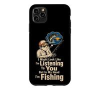 Angler In My Head I'm Fishing Funny Life Gift Case for iPhone 11 Pro Max
