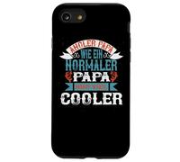Angler Papa viel cooler - funny angel saying fishing kings Case for iPhone SE (2020) / 7/8