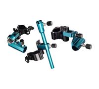 Angler Platform Accessory Mount, Three piece set | Clamp on Alloy Bracket with Serrated Jaw Base, Fast Manual Setup Outdoors Gear