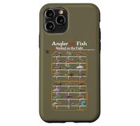 Angler vs. Fish Hooked on the Fight - Fly Fishing Wear Case for iPhone 11 Pro