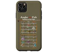Angler vs. Fish Hooked on the Fight - Fly Fishing Wear Case for iPhone 11 Pro Max