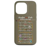 Angler vs. Fish Hooked on the Fight - Fly Fishing Wear Case for iPhone 13 Pro