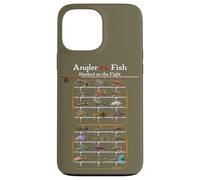 Angler vs. Fish Hooked on the Fight - Fly Fishing Wear Case for iPhone 13 Pro Max