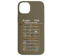 Angler vs. Fish Hooked on the Fight - Fly Fishing Wear Case for iPhone 14 Plus