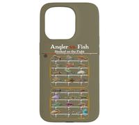 Angler vs. Fish Hooked on the Fight - Fly Fishing Wear Case for iPhone 15 Pro