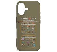 Angler vs. Fish Hooked on the Fight - Fly Fishing Wear Case for iPhone 17