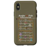 Angler vs. Fish Hooked on the Fight - Fly Fishing Wear Case for iPhone X/XS