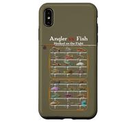 Angler vs. Fish Hooked on the Fight - Fly Fishing Wear Case for iPhone XS Max