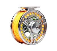 AnglerDream EX-ALC 9/10WT CNC Machined Large Arbor Fly Fishing Reel with Line Combo 3 5 8 9WT Fly Line Backing Leader