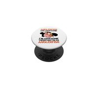 Anglerfish Are Awesome I'm Awesome I'm A Funny Anglerfishes PopSockets Adhesive PopGrip