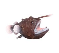 Anglerfish simulation model - educational toy for toddlers about marine animals Made of, easy to carry | Miniature model for learning about marine animals, helps in the development of the sea