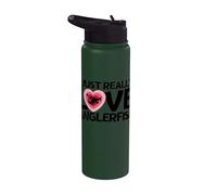 Anglerfishes I Just Really Love Anglerfish Stainless Steel Insulated Water Bottle