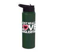 Anglerfishes I Just Really Love Anglerfish Stainless Steel Insulated Water Bottle