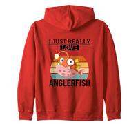 Anglerfishes I Just Really Love Anglerfish Zip Hoodie