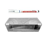 Angles & Arcs Marking Tool Parallel Line Drawing Pipe Bend for Construction Metalworking Engineering Two-Purpose Metal Scriber Adjustable Angles & Arcs Tool for Metalworking