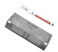 Angles & Arcs Marking Tool Parallel Line Drawing Pipe Bend for Construction Metalworking Engineering Two-Purpose Metal Scriber Adjustable Angles & Arcs Tool for Metalworking