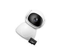 Angles Intelligent Security Camera for Indoor Use Night Sights Remote Access Voice Communication Full Coverage Home Surveillances Camera High Resolution Mobile App Control Sturdy ABS Design Indoor