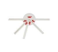 Angles Protractor Measurement Tool Angles Gauge Measuring Ruler Educational Geometry for Student and Teacher Multifunctional Math
