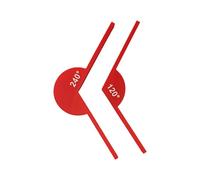 Angles Protractor Measurement Tool Angles Measuring Ruler with Marking Geometry Tool Math Teaching Aid for Classroom Angle Measurer