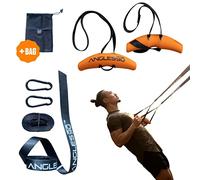 Angles90 Angles 90 Sling Suspension Trainer - Modern, Nylon - Joint-Friendly Bodyweight Training Equipment - Versatile Suspension Training Handles - Door Exercise Equipment & Chin-Up Bar Fit