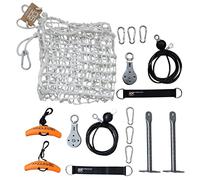 Angles90 Home Gym Cable Pulley Set - 100 Kg Tension, Stainless Steel - Space-Saving Wall-Mounted Cable Crossover - Ergonomic Grips & Pull Up Attachment - Custom Weight Options & Weight Pulley System