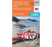 Explorer Active 263 Anglesey East Map With Digital Version, Orange One Size