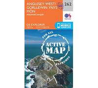 Explorer Active 262 Anglesey West Map With Digital Version - Orange, Orange One Size