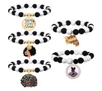 ANGLESJELL African Bracelets Beaded Stretch Bracelet for Women Sparkling Queen Black Women Magic Charm Bracelet Juneteenth Outfits Accessories Jewelry, 3.0 inches, Acrylic, crystal