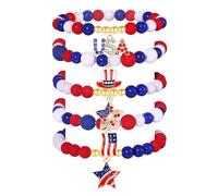 ANGLESJELL African Bracelets Beaded Stretch Bracelet for Women Sparkling Queen Black Women Magic Charm Bracelet Juneteenth Outfits Accessories Jewelry, L, Acrylic, crystal