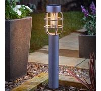 Anglia Grey Decorative Lighting Bright 15 Lumen Solar Powered Garden Stake Light [EEK: A+++]