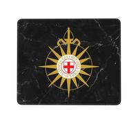 Anglican Communion Flag Mouse Pad Rubber Base Mousepads Non-Slip Mouse Pads For Home Computer Gaming 25X30Cm