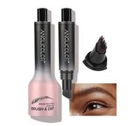 Anglicolor Brow Fection Angled Brush,Microblading Eyebrow Pen,Natural Brows Eyebrow Pencil,Easy To Color,Long Lasting,Quick Drying,Natural Shaping Outlining Filling Eyebrow Makeup (04#Chocolate)