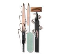 Anglicolor Eyebrow Pencil Set Pen Fast Eyebrows In 3 Minutes,Microblading Eyebrow Pen Replacement Core For,Eyebrow Brush Quick Fill,Combined For Better Results,Great Value (02)