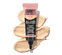 Anglicolor Full-Coverage Liquid Concealer - 16HR Dark-Circle Eraser, Color-Correcting & Brightening, Hydrating Vegan Formula for All Skin Types (02#Light Nude)