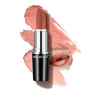 Anglicolor Glitter Gold Lipstick - High-Impact Shimmer, 12HR Long-Lasting Moisturizing Cream, Lightweight Non-Sticky Vegan Formula (#05 BE HAPPY)