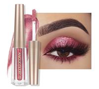 Anglicolor Liquid Glitter Eyeshadow,Highly Pigmented Glitter Gel Diamond Eyeshadow,Blend with eyeliner for a sparkling eye look,Vegan (#06 Pink)