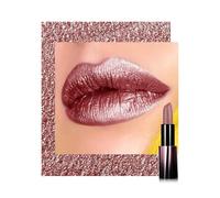 Anglicolor Metallic Glitter Lipstick,Shine Lip Stick,Lightweight Hydrating Creamy Formula Smooth and Non-Sticky,Full-Coverage Lip Color,Lipsticks For Women (02A)