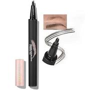 Anglicolor Micro-Fork Brow Pen, 5-Min Natural Hair-Like Strokes, 24 Hr Wear, (01 Caramel blonde)