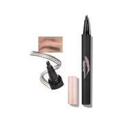 Anglicolor Microblading Eyebrow Pen Easy To Use,Natural Brows Eyebrow Pen,Easy To Color,Long Lasting,Quick Drying, Outlining Filling Eyebrow Makeup (01 CARAMEL BLONDE)