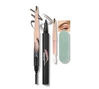 Anglicolor Microblading Eyebrow Pen Set, Eyebrow Pencil Replacement Core For,Eyebrow Brush Quick Fill,Combined For Better Results,Great Value 01 Caramel Blonde Set