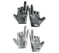 Angling Gloves - Anti Cutting Fishing Gloves, Non Slip Grip Guard, Cowhide Finger Glove, Windproof Protector | Heat Insulating Finger Set Lure Fishing Hunting Sea Pole Lure Pull Line Fingers Set