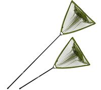 Angling Pursuits 42" Inch Green Carp, Pike Fishing Landing Net and 2pc Telescopic Handle Set up Pole