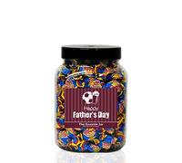 Anglo Bubbly Bubble Gum 1.2kg Sweet Jar - A Personalised Gift Jar Filled with Your Favourite Retro Sweets! (Happy Father’s Day)