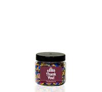 Anglo Bubbly Bubble Gum 450g Sweet Jar - A Personalised Gift Jar Filled with Your Favourite Retro Sweets! (Thank You)